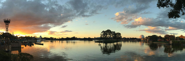 Sunset in Disneys magical World